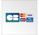 Autocollant - Paiement Carte Bleue accepté - Vinyle souple