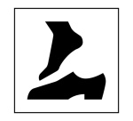 Panneau d'information - Retirer ses chaussures - ISO 7001