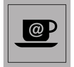 Pictogramme d'information - Cybercafé - ISO 7001 - Gravoply