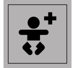 Panneau d'information - Centre médical pour enfants - ISO 7001 - Gravoply