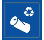 Panneau Tri Selectif - Recyclage canette - PI PF 063 - ISO 7001