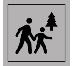 Panneau d'information - Espace naturel accessible au public - ISO 7001 - Gravoply