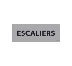Plaque de porte ESCALIERS - 210 x 75 mm