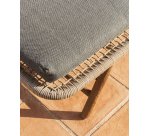 Coussin pour bain de soleil Maoni 100 % PET vert 50 x 175 cm