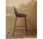 Tabouret d’extérieur Quinby marron 65 cm