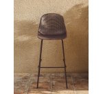 Tabouret d’extérieur Quinby marron 75 cm