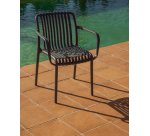 DE_Chaise empilable d’extérieur Isabellini graphite