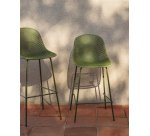Sgabello da esterni Quinby verde 65 cm
