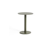 Table auxiliaire Asinara en aluminium vert Ø 40 cm