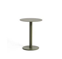 Table auxiliaire Asinara en aluminium vert Ø 40 cm