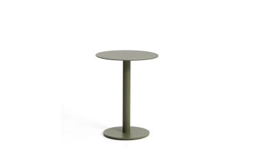 Table auxiliaire Asinara en aluminium vert Ø 40 cm