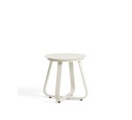 DE_Table auxiliaire d’extérieur Tamaris en aluminium écrue Ø 48 cm