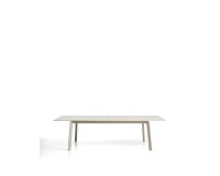 Table extensible Brela en aluminium couleur naturelle 205(287) x 100 cm