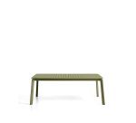 Table extensible Brela en aluminium vert 205(287) x 100 cm