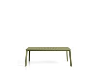 Table extensible Brela en aluminium vert 205(287) x 100 cm