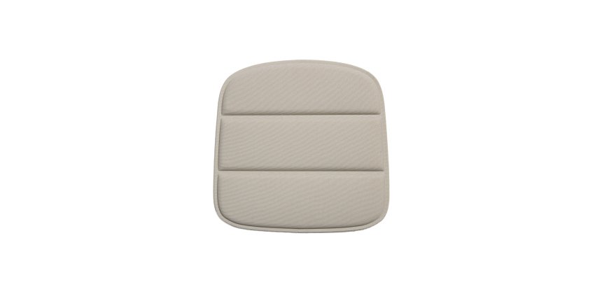 Coussin de chaise Sindera beige 45 x 43 cm