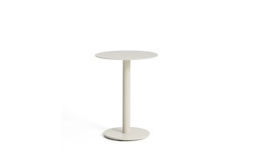 Table auxiliaire Asinara en aluminium écru Ø 40 cm