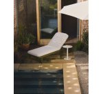 DE_Table auxiliaire Asinara en aluminium écru Ø 40 cm