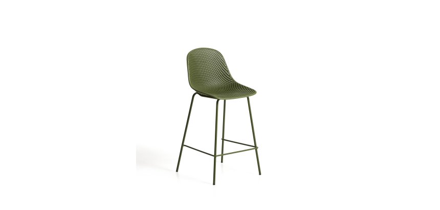 Sgabello da esterni Quinby verde 65 cm