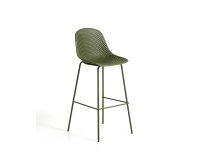 Quinby green outdoor stool 75cm