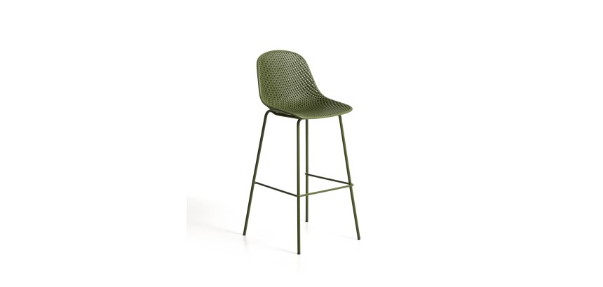 Tabouret d’extérieur Quinby vert 75 cm