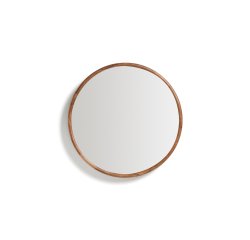 Miroir Berale en bois d’acacia Ø 49,5 cm
