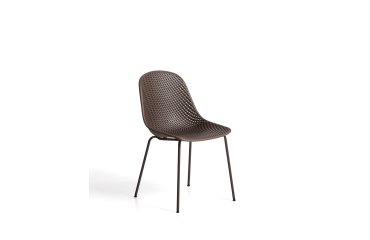 Quinby brown outdoor chair
