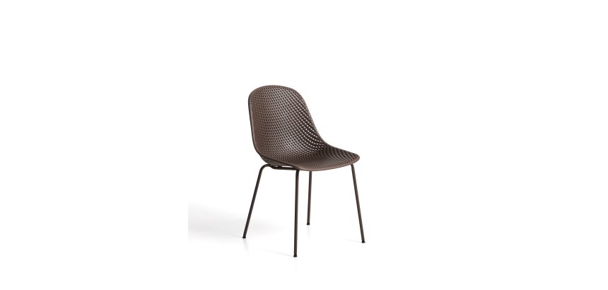 Chaise d’extérieur Quinby marron