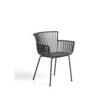 DE_Chaise d’extérieur Surpika avec pieds en acier graphite