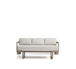 DE_Ensemble Nerano canapé 3 places et table basse en aluminium taupe