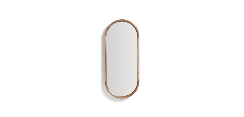 Berale acacia wood mirror 76 x 33cm