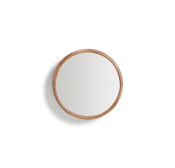 Miroir Berale en bois d’acacia Ø 30,5 cm