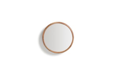 Miroir Berale en bois d’acacia Ø 30,5 cm