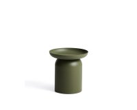Table auxiliaire Arcola en aluminium vert Ø 45 cm