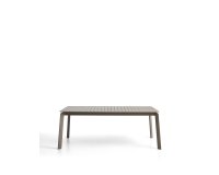 Brela taupe extendable aluminium table 205(287) x 100cm