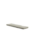 Coussin pour bain de soleil Dirome 100 % PET rayures vertes 50 x 175 cm