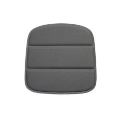 Coussin de chaise Sindera graphite 45 x 43 cm
