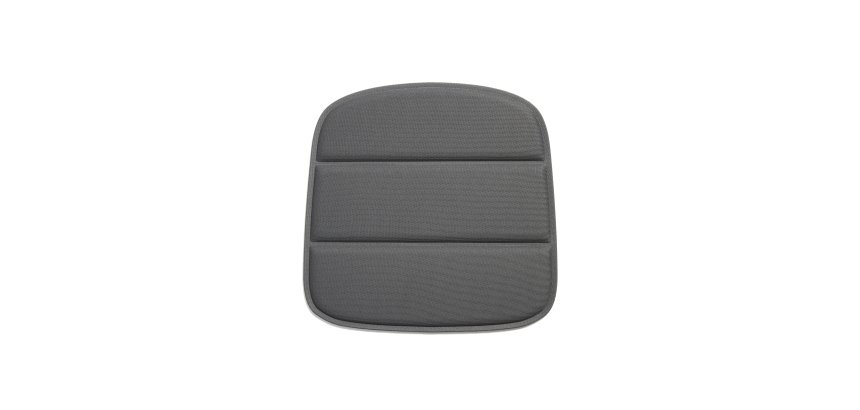 Coussin de chaise Sindera graphite 45 x 43 cm