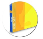 Cahier Oxford Openflex Agrafe 170X220 96P Optik P. Seyes Polypro Jaune