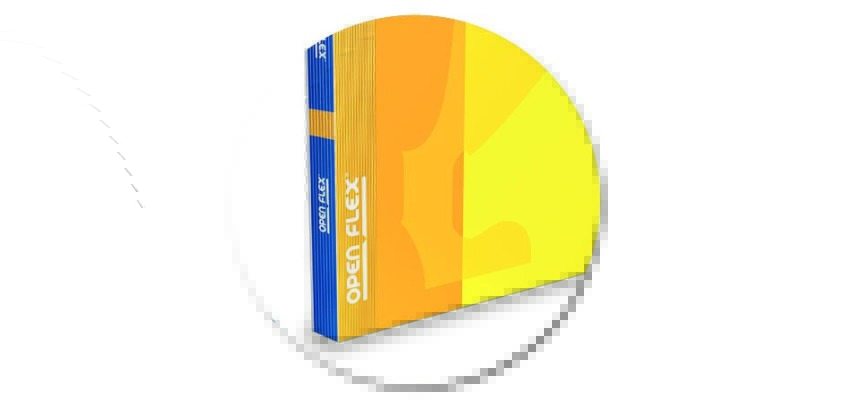 Cahier Oxford Openflex Agrafe 170X220 96P Optik P. Seyes Polypro Jaune