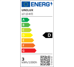 Lampe de bureau led Unilux lucy blanc prise europe