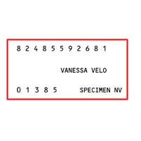 Rubber voor P60 dienstencheques