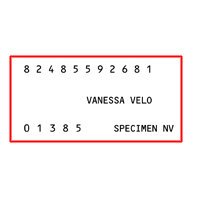 Rubber voor P60 dienstencheques