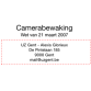ALU PICTOGRAMME SURVEILLANCE PAR CAMERA 40 x 60 CM