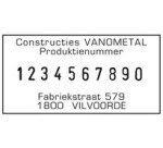 COLOP Classic 2010 number band stamp