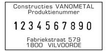 COLOP Classic 2010 number band stamp