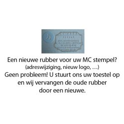 Rubber voor multicolor