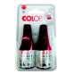 2 BOUTEILLES D'ENCRE UNIVERSELLE 801 SOUS BLISTER 25 ML ROUGE