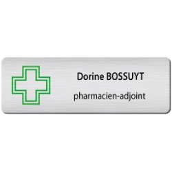 BADGE AVEC CROIX 2 PH.-ADJOINT