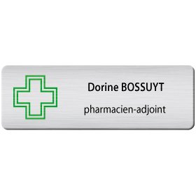 BADGE AVEC CROIX 2 PH.-ADJOINT
